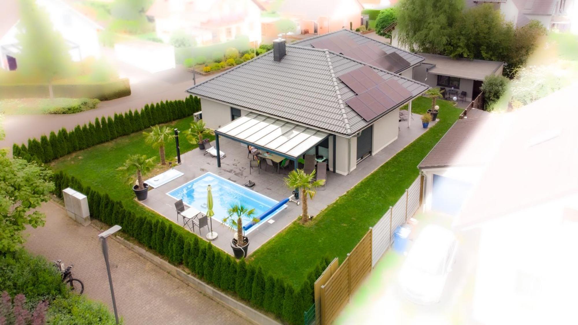 Grosszuegige Unterkunft Mit Terrasse Oberbrechen Exterior photo